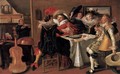 Merry Company at Table 2 - Dirck Hals