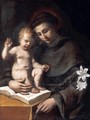 St Anthony of Padua with the Infant Christ - Guercino