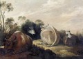 Cattle Resting in a Dune Landscape - Gijsbert Gillisz. de Hondecoeter