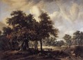 Wooded Landscape with Cottages - Meindert Hobbema