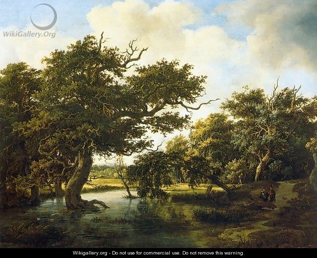 Marshy Wood - Meindert Hobbema