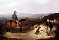 John Kerr Watson Mounted on a Shooting Pony with his Keeper on the Yorkshire Moors - Joshua Dalby