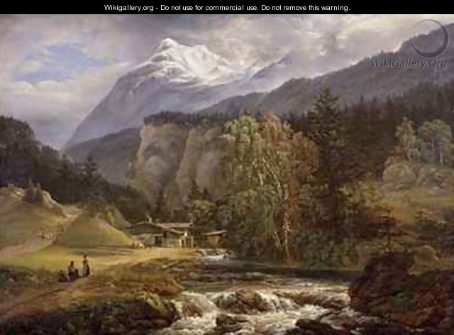 Alpine Landscape - Johan Christian Clausen Dahl