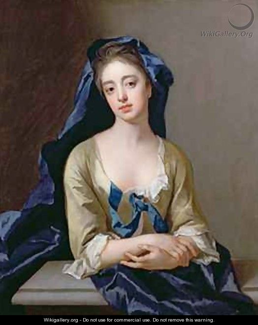 Portrait of Catherine Shorter 1st wife of Sir Robert Walpole 1676-1745 - Michael Dahl