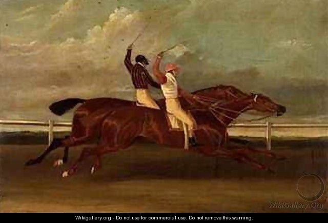 Actaeon beating Memnon in the Great Subscription Purse at York - David of York Dalby