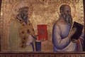 Saint Gregory the Great and unidentifiable saint - Bernardo Daddi