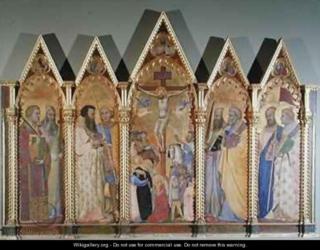 Polyptych with the Crucifixion - Bernardo Daddi
