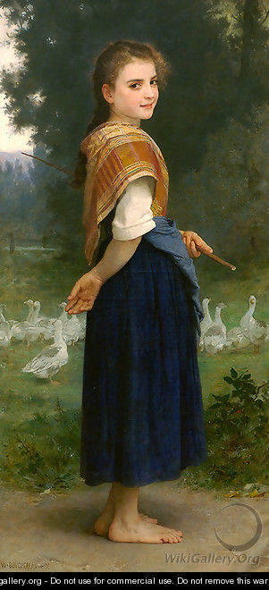 The Goose Girl 1891 - William-Adolphe Bouguereau