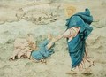 Sketch of Christ Walking on Water - Richard Dadd
