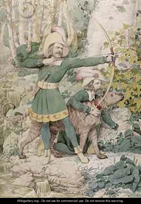 Sketch of Robin Hood - Richard Dadd