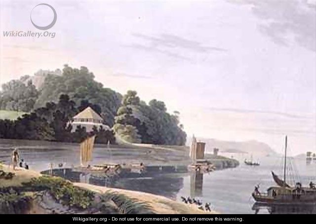 Siccra Gully on the Ganges - Thomas & William Daniell