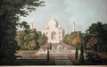 The Taj Mahal Agra from the Garden - Thomas & William Daniell