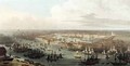 Wapping Elevated View of the Dock - Thomas & William Daniell