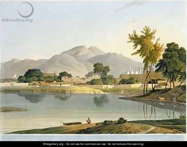 View at Nijeibabad near the Coaduwar Gaut Rohilcund - Thomas & William Daniell