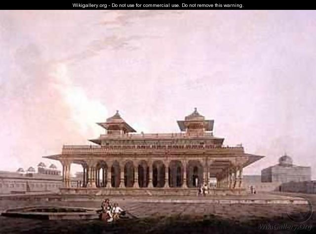 Part of the Palace in the Fort of Allahabad - Thomas Daniell