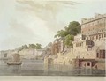 Dusasumade Gaut at Benares on the River Ganges - Thomas Daniell