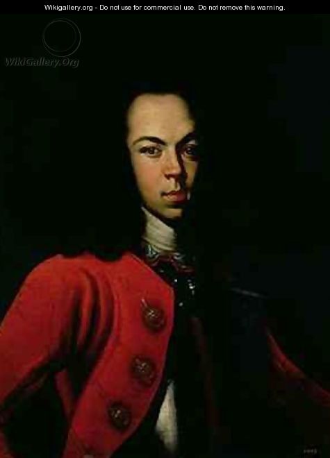Portrait of the Tsarevich Alexei Petrovich 1690-1718 - Josef Franz Danhauser