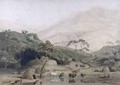 A Kaffir Village - Samuel Daniell