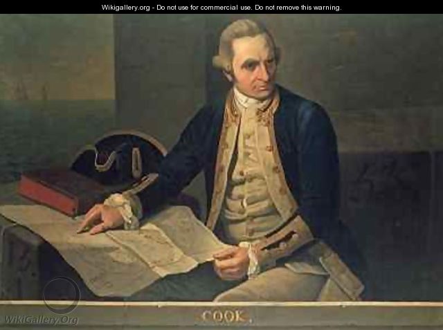 Portrait of Captain Cook - (after) Dance Holland, Nathaniel