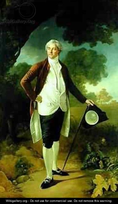 Portrait of David Garrick 1717-79 - Sir Nathaniel Dance-Holland