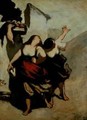 The Ribalds - Honoré Daumier