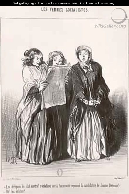 The Socialist Women 2 - Honoré Daumier