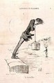 Plate 74 4 Sentiments and Passions The Last Bath from Charivari magazine - Honoré Daumier