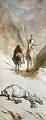 Don Quixote Sancho Panza and the Dead Mule - Honoré Daumier