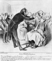Robert Macaire hypnotising - Honoré Daumier