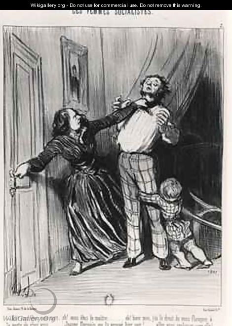 The Socialist Women - Honoré Daumier