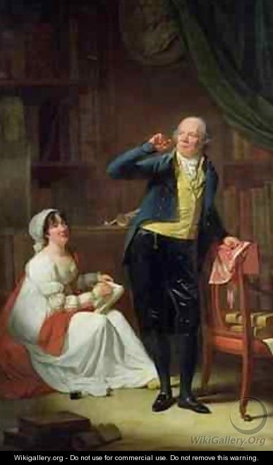 Jacques Delille 1738-1813 and his Wife - Henri Pierre Danloux