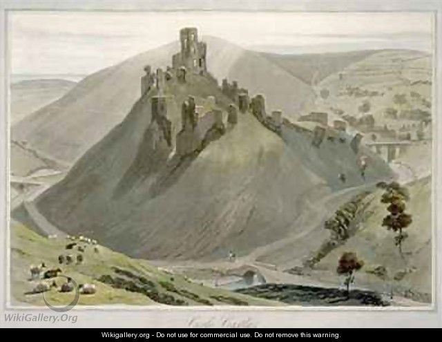 Corfe Castle - William Daniell, R. A.