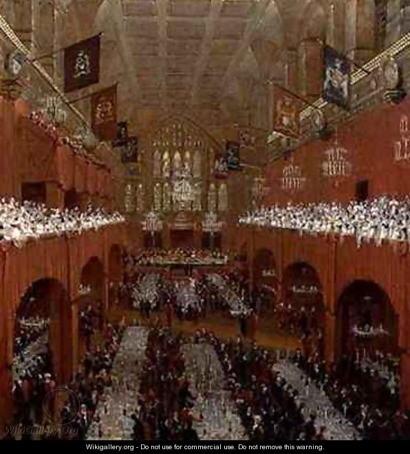 Banquet at Guildhall - William Daniell, R. A.
