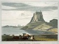Castle on Holy Island Northumberland - William Daniell, R. A.