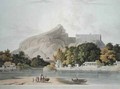 The Rock of Trichinopoly taken on the River Cauvery - (after) Daniell, Thomas