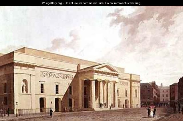 East Front of the 2nd Covent Garden Theatre - William Daniell, R. A.