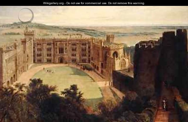 Arundel Castle from the Keep - William Daniell, R. A.