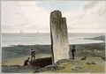 Druidical Stone at Strather near Barvas Isle of Lewis - William Daniell, R. A.