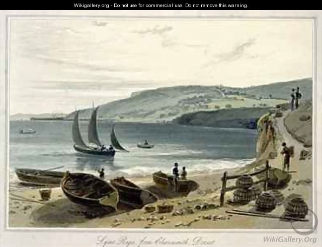 Lyme Regis from Charmouth Dorset - William Daniell, R. A.