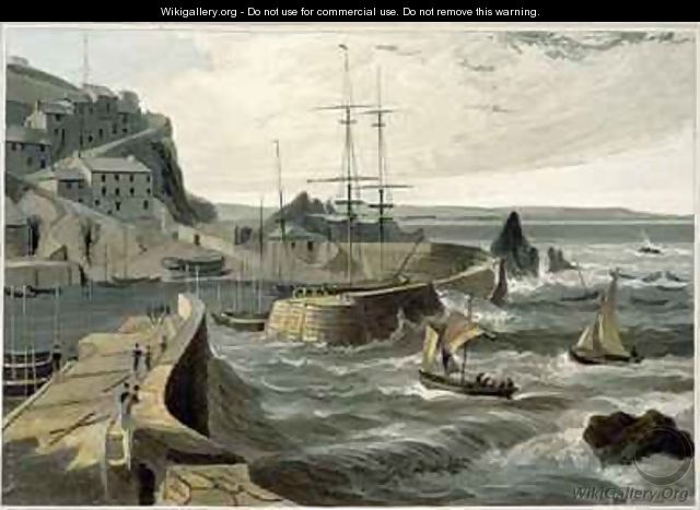 Mivagissey Cornwall - William Daniell, R. A.