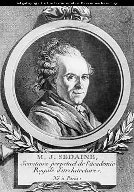Portrait of Michel Jean Sedaine 1719-97 - (after) David, Jacques Louis