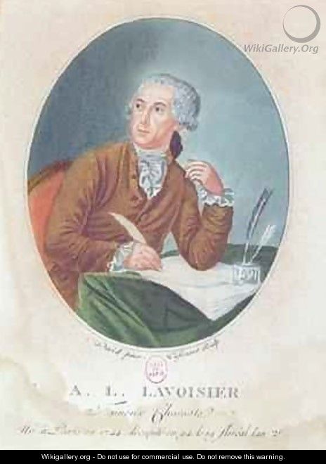 Antoine Laurent de Lavoisier 1743-94 - (after) David, Jacques Louis