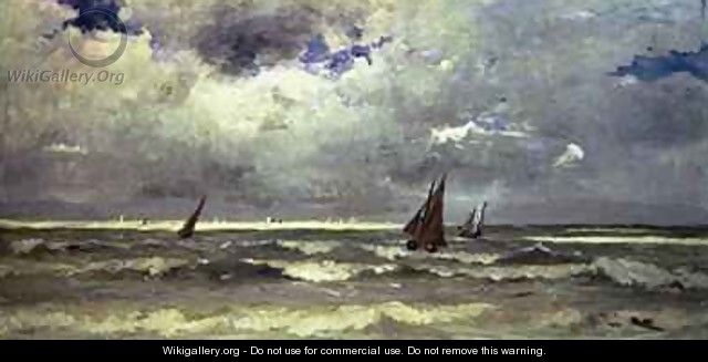 Seascape - Karl Pierre Daubigny