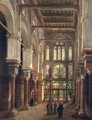 Interior of the Mosque of El Mooristan in Cairo - Adrien Dauzats