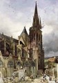 Restoring the Abbey Church of St Denis in 1833 - Adrien Dauzats