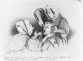 Series Croquis dexpressions the bump - Honoré Daumier