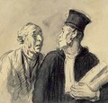 The Lawyer and his Client - Honoré Daumier