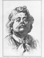 Portrait of the sculptor Albert Ernest CarrierBelleuse - Honoré Daumier
