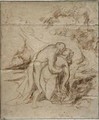 Phrosine and Melidore or The Kiss - Honoré Daumier
