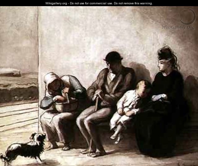 Wayside Railway Station - Honoré Daumier